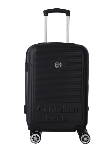 Canadian Peak Hardcase-Trolley "Santiagoeak" in Schwarz - (B)34 x (H)53 x (T)21 cm