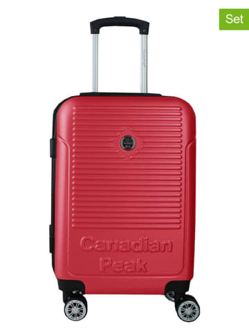 Canadian Peak Hardcase-trolley "Santiagoeak" rood - (B)34 x (H)53 x (D)21 cm