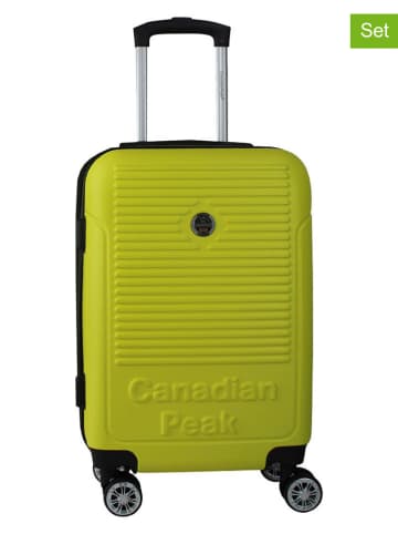 Canadian Peak Hardcase-Trolley "Santiagoeak" in Gelb - (B)34 x (H)53 x (T)21 cm