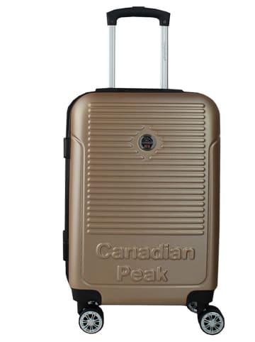 Canadian Peak Hardcase-Trolley "Santiagoeak" in Hellbraun - (B)34 x (H)53 x (T)21 cm
