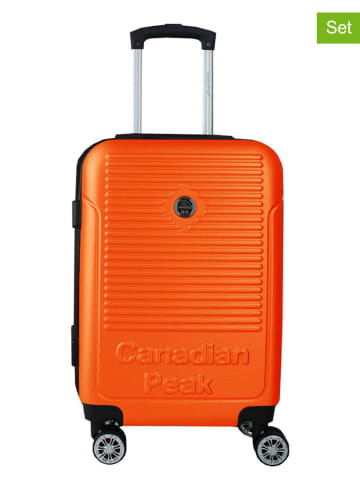 Canadian Peak Hardcase-Trolley "Santiagoeak" in Orange - (B)34 x (H)53 x (T)21 cm