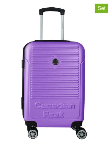 Canadian Peak Hardcase-trolley "Santiagoeak" paars - (B)34 x (H)53 x (D)21 cm