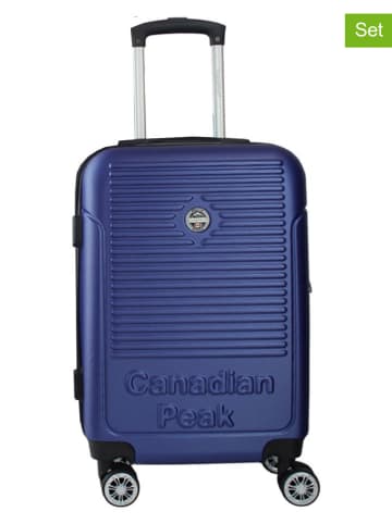 Canadian Peak Hardcase-Trolley "Santiagoeak" in Dunkelblau - (B)34 x (H)53 x (T)21 cm