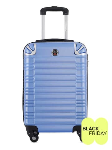 Canadian Peak Hardcase-Trolley "Sourcingeak" in Hellblau - (B)34 x (H)53 x (T)21 cm