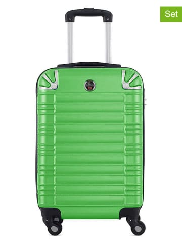 Canadian Peak Hardcase-Trolley "Sourcingeak" in Grün - (B)34 x (H)53 x (T)21 cm