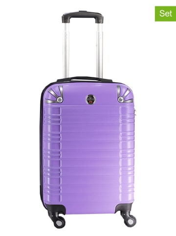 Canadian Peak Hardcase-Trolley "Sourcingeak" in Lila - (B)34 x (H)53 x (T)21 cm