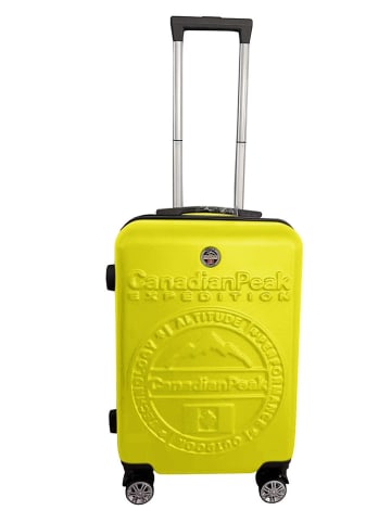 Canadian Peak Hardcase-Trolley "Stanislaeak" in Gelb - (B)34 x (H)53 x (T)21 cm