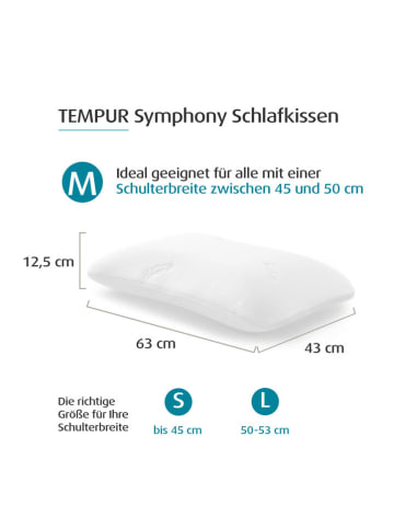 Tempur Slaapkussen "Symphony" wit