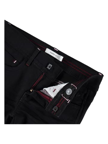 name it Dżinsy "Polly" - Slim fit - w kolorze czarnym