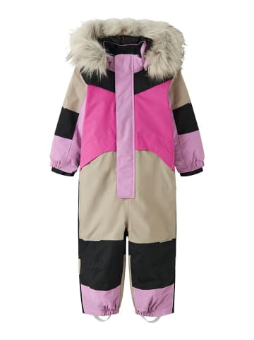 name it Schneeanzug "Storm12" in Beige/ Pink/ Schwarz