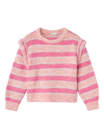 name it Sweter "Silinjana" w kolorze jasnoróżowo-różowym