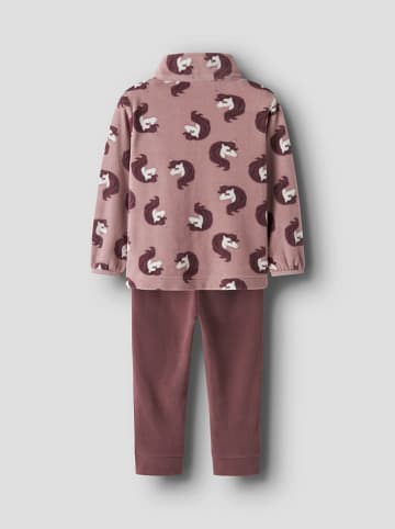 name it 2-delige outfit lichtbruin/bruin