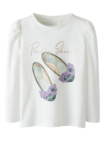 name it Longsleeve "Sanna" in Weiß/ Lila