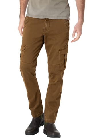 Timezone Spodnie "Niklas" - Regular fit - w kolorze jasnobrązowym