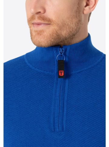 Timezone Sweter w kolorze niebieskim