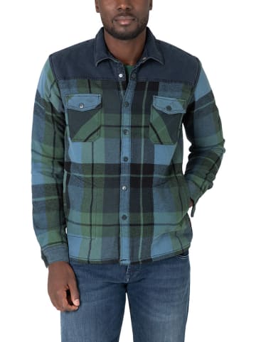 Timezone Koszula - Regular fit - w kolorze niebiesko-zielonym