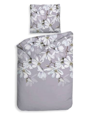 HNL Flanellen beddengoedset "Stacey" paars