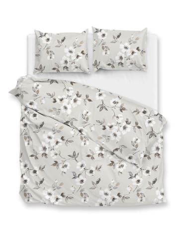 Zo!Home Komplet pościeli flanelowej "Ines" w kolorze szarym