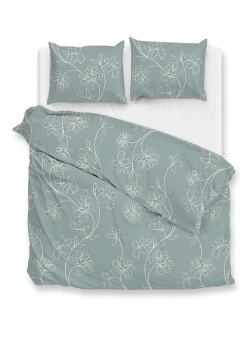 Zo!Home Flanellen beddengoedset "Alva" lichtblauw