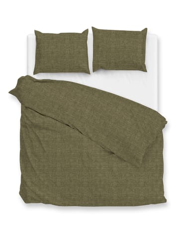 Zo!Home Flanellen beddengoedset "Flanella" groen