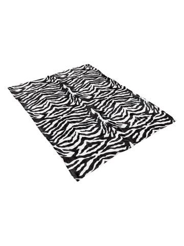 Zo!Home Plaid "Zebra" in Schwarz/ Weiß