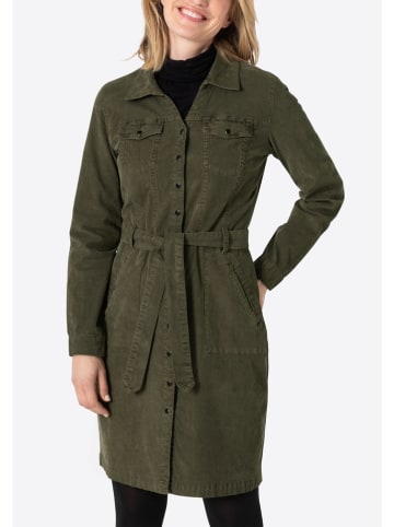 Timezone Cordkleid in Khaki
