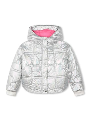 Billieblush Doorgestikte jas zilverkleurig