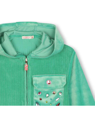 Billieblush Velours-Sweatjacke in Grün