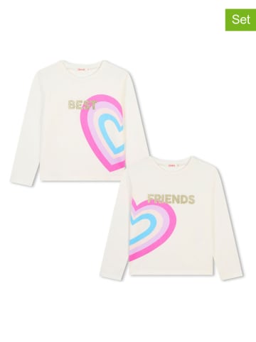 Billieblush 2-delige set: longsleeves wit