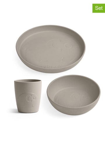Sebra 3tlg. Geschirr-Set in Beige