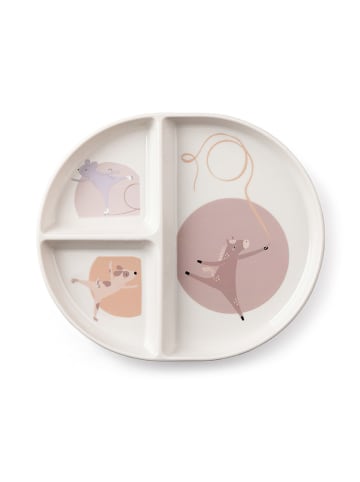 Sebra Bord "Teeny Toes" crème/lichtroze