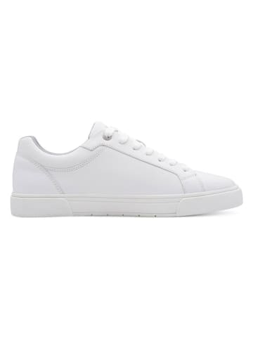 s.Oliver Leren sneakers wit