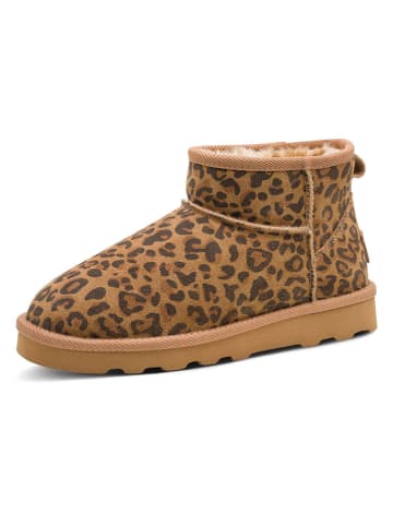 s.Oliver Ankle-Boots in Braun/ Hellbraun