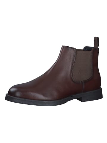 s.Oliver Leder-Chelsea-Boots in Braun