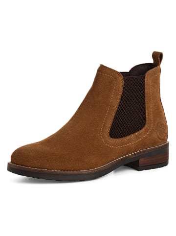 s.Oliver Leren chelseaboots lichtbruin