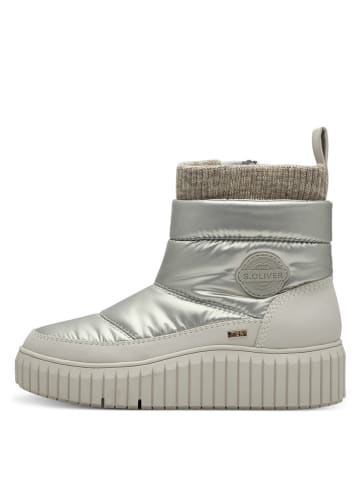 s.Oliver Winterboots in Silber