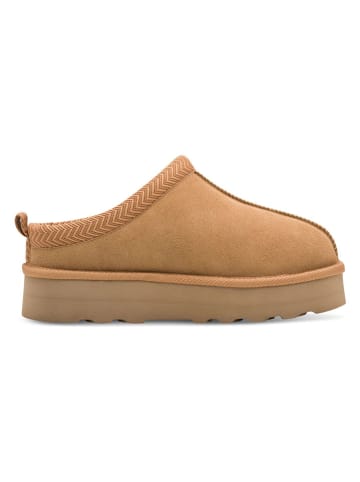 s.Oliver Pantoffels lichtbruin