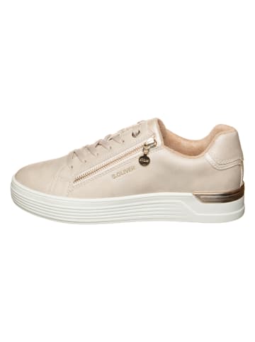 s.Oliver Sneakersy w kolorze beżowym