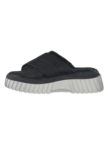 s.Oliver Sleehakslippers zwart