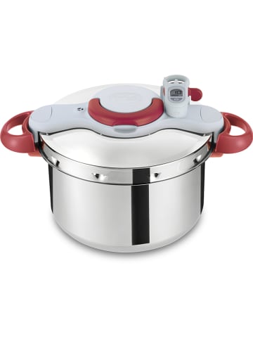 Tefal Roestvrijstalen snelkookpan "Clipso Minut Perfect" - 6 l