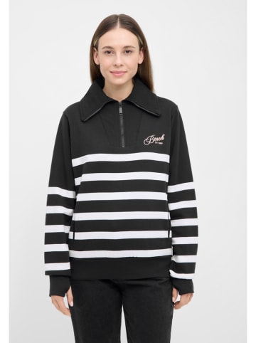 Bench Sweatshirt "Foy" zwart/wit