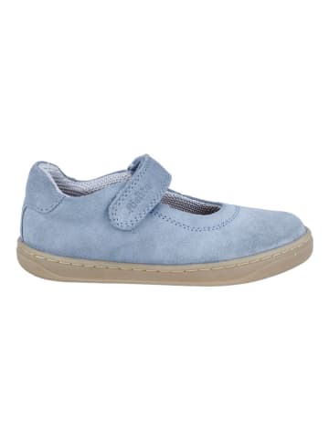 Richter Shoes Leder-Ballerinas "Dash" in Hellblau