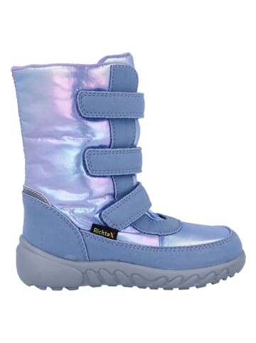 Richter Shoes Kozaki zimowe "Husky" w kolorze błękitnym