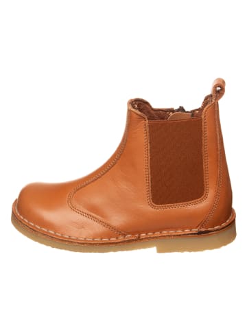 kmins Leder-Chelsea-Boots in Hellbraun