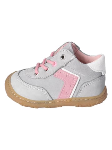 PEPINO Leder-Boots "Samy" in Grau/ Rosa