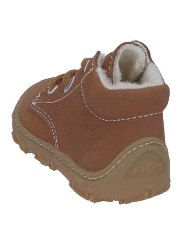 PEPINO Leder-Lauflernschuhe "Coiln" in Hellbraun