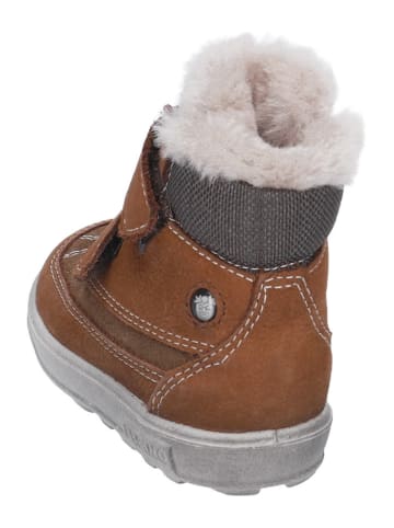 PEPINO Leder-Winterboots "Pedro" in Hellbraun