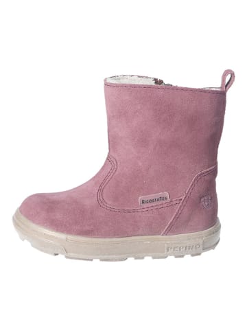 PEPINO Leder-Winterstiefel "Ciry-S" in Rosa
