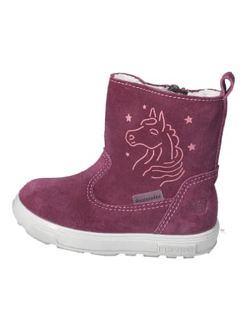 PEPINO Leder-Winterstiefel "Cosa-S" in Pink