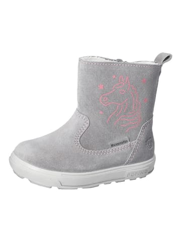 PEPINO Leder-Winterstiefel "Cosa-S" in Grau